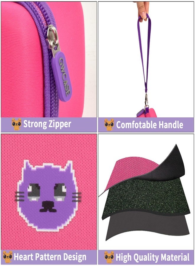 GWCASE Case for Bitzee Magicals Digital Pet, Hard Carrying Holder for Bitzee Interactive Digital Pet React to Touch, Protective Container for AA Batteries and Other Accessories (Box Only)-Pink - Image 4